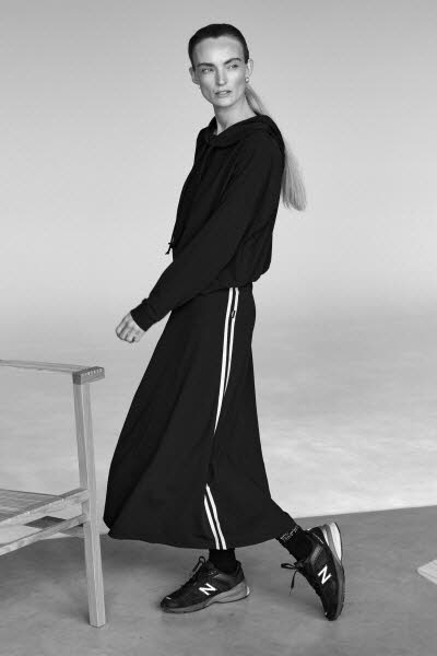 Penn&Ink N.Y. Anna-S Skirt Stripe black