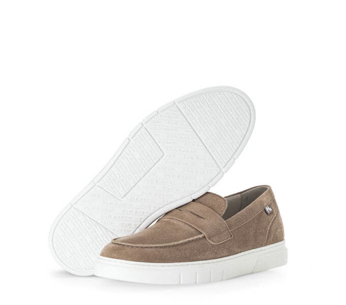 Gabor Herrenslipper Suede taupe