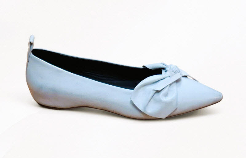 Rebecca White Ballerina Masche Laminato argento