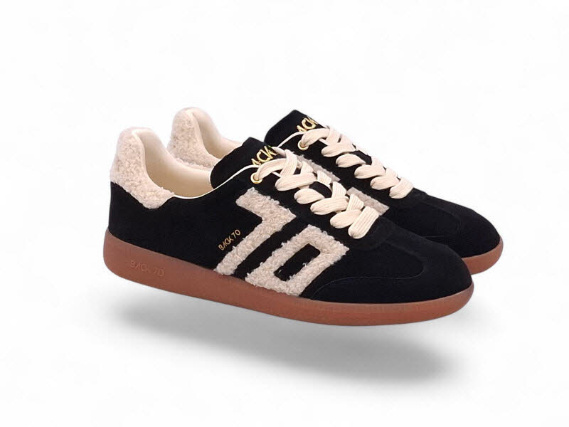 BACK 70 Cloud Black/Fur beige