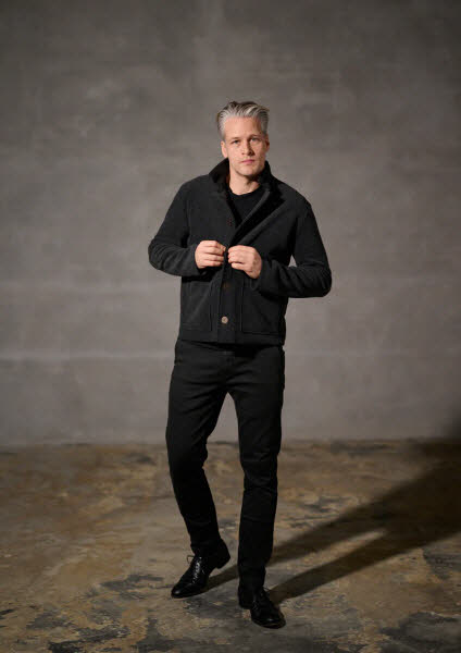 Henriette Steffensen HSCPH ApS Herren-Cardigan soft black