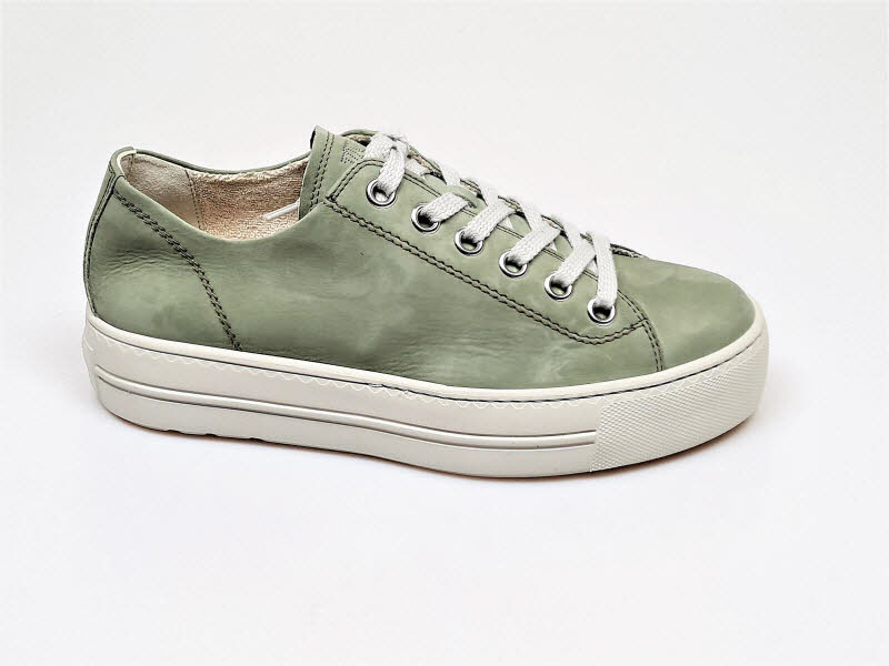 PAUL GREEN Sneaker Nubuk Herb