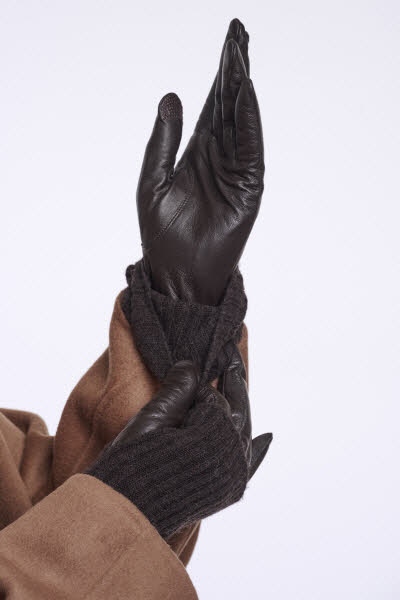 Rino&Pelle Infinity Gloves Leather Coffee Roast