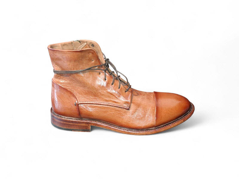 Cordwainer Schnürboot rahmengenäht marrone