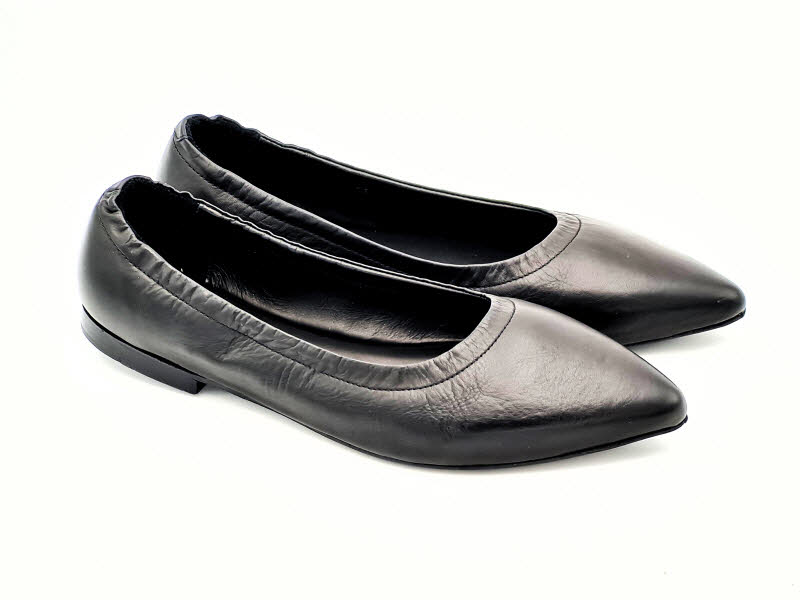 Rebecca White Ballerina Wash Nappa Black