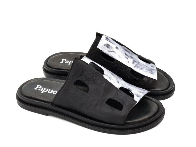Papucei SC ANGELA INTERNATIONAL SRL Cora Pantoffel Black Silver