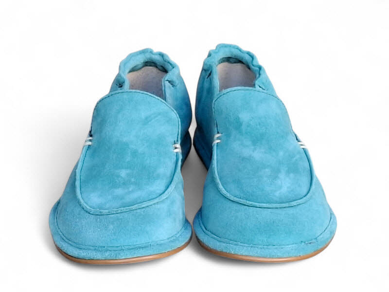 Patrizia Bonfanti Dover College Suede Turchese