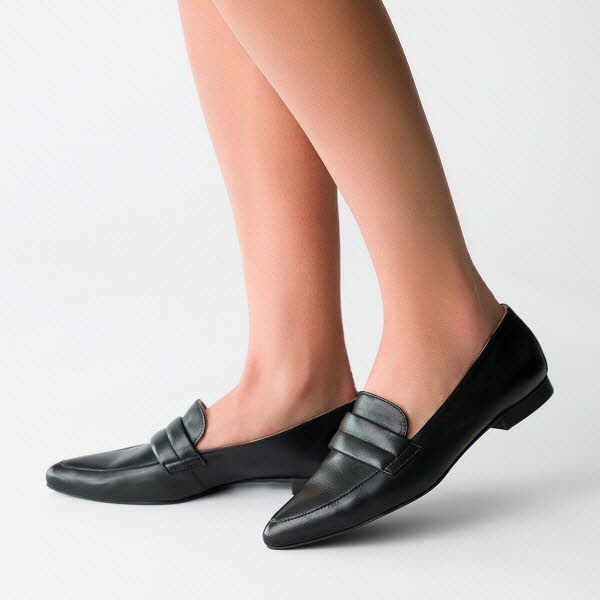 PAUL GREEN Slipper schwarz