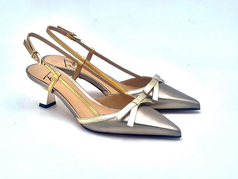Roberto Festa BI.GI. Shoes S.r.l. Slingback Alba/Platino
