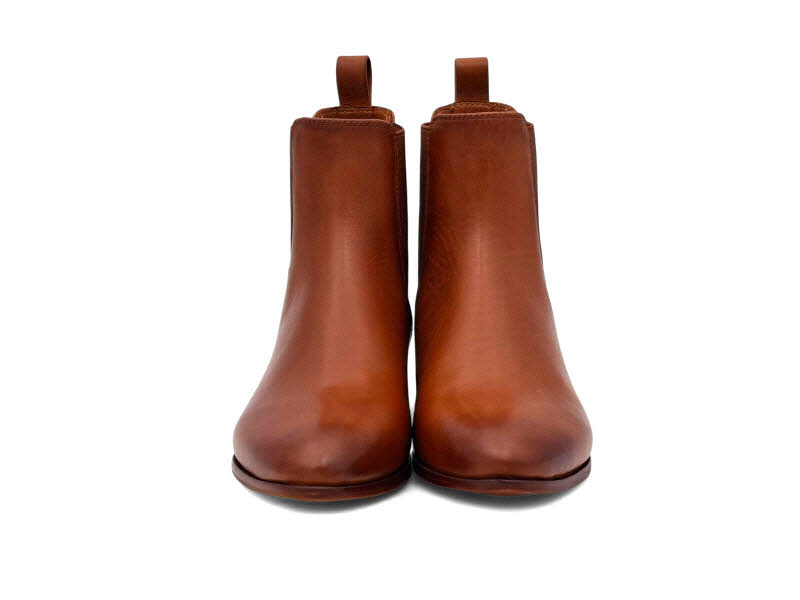 Rebecca White Stieflette Golden Nappa Caramel