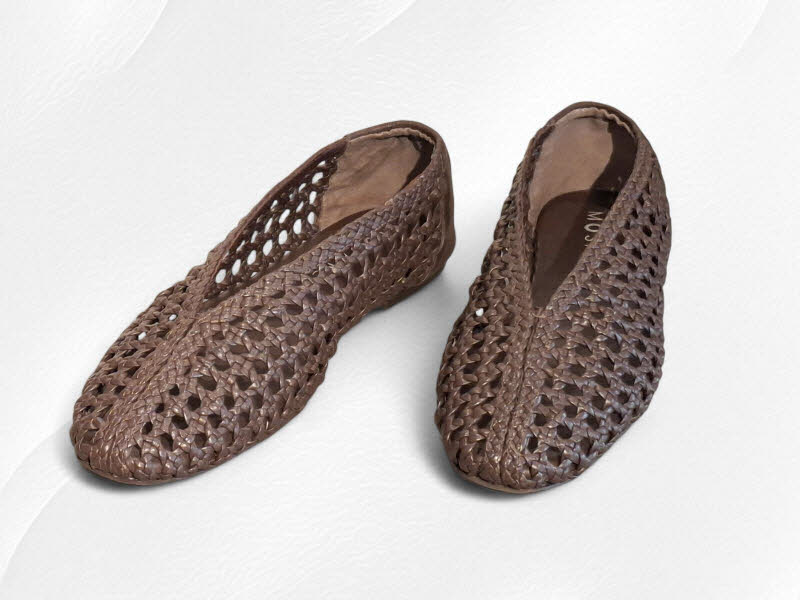 MOSAIC Ballerina geflochten d-braun