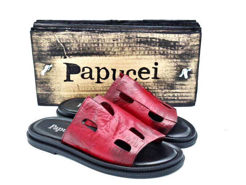 Papucei SC ANGELA INTERNATIONAL SRL Cora Pantoffel Red