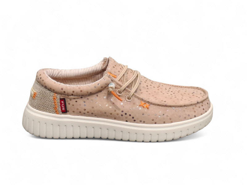 FUSION Emma 4.0 beige rainbow dots