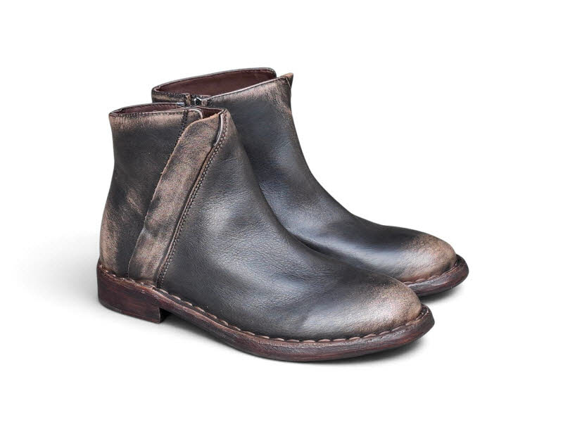 Rebecca White Stieflette Brushoff Black/Coffee