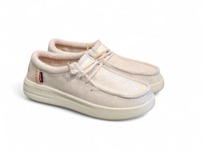 FUSION Lily silver linen white