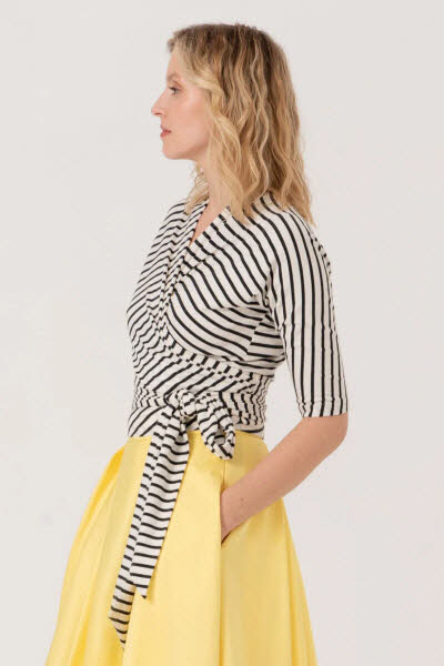 Marianna Deri Fashion Wickeltop Bella