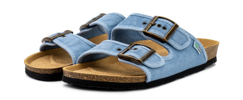 NaturalWorld Pantoffel hellblau