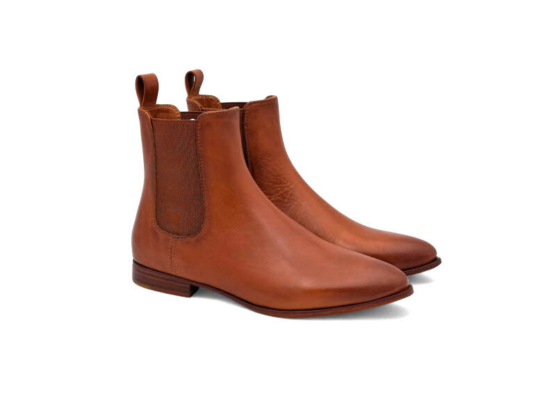 Rebecca White Stieflette Golden Nappa Caramel