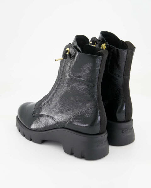 PAUL GREEN Boot Knautschlack black