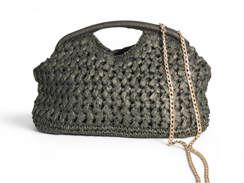 EXE Tasche Raffia black