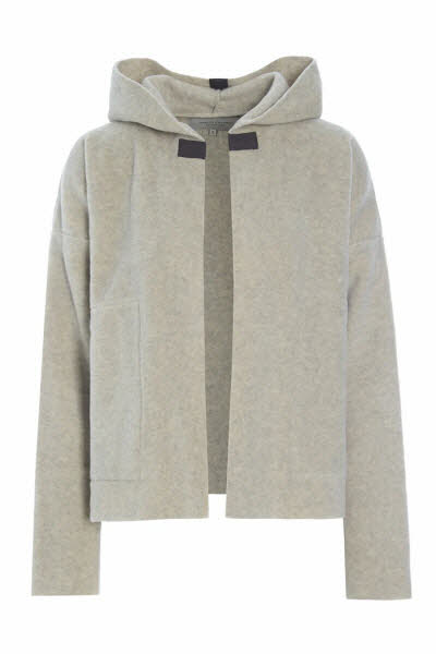 Henriette Steffensen HSCPH ApS Sporty Cardigan light grey