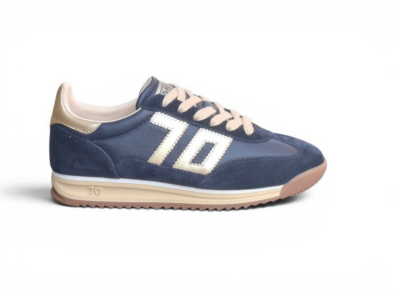BACK 70 Jogger Nappa Navy/Gold