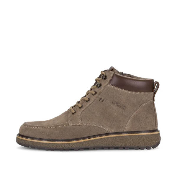 Gabor Herrenschnürboot warm - dune/mocca