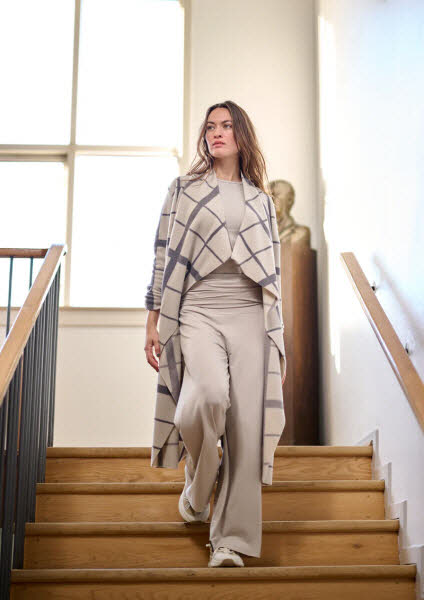 Henriette Steffensen HSCPH ApS CARDIGAN W/HIGH h-grau