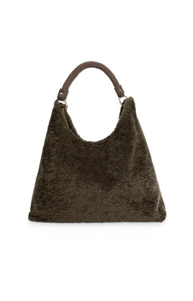 Yaya Wende Shopper Slate Black Brown