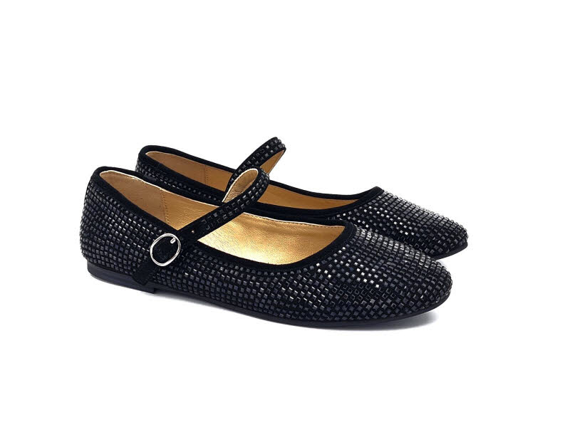 AlmaEnPena Ballerina Suede Black