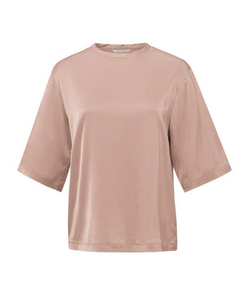 Yaya Oversize-T-Shirt aus Satin