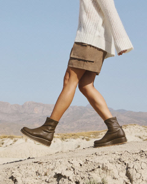 Pedro Miralles Stieflette Muflone Kaki