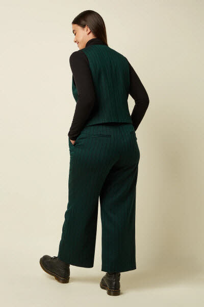 King Louie Exota BV Federica Pants Dale Chevron PineGreen
