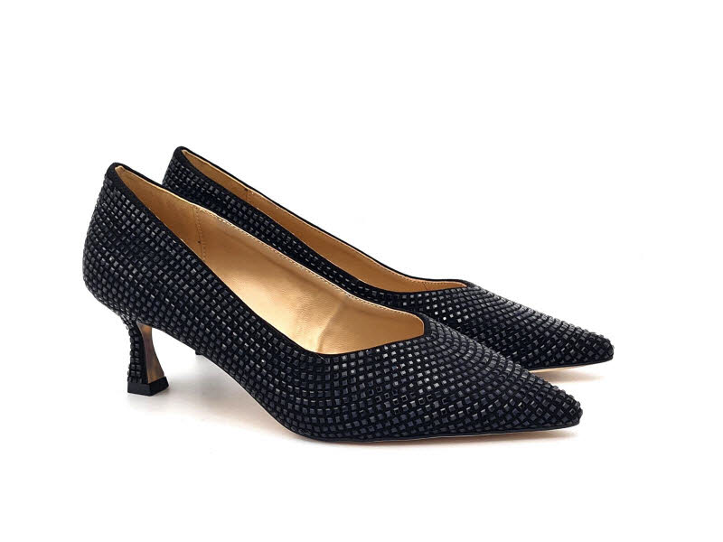 AlmaEnPena Pumps Spitz Suede Black