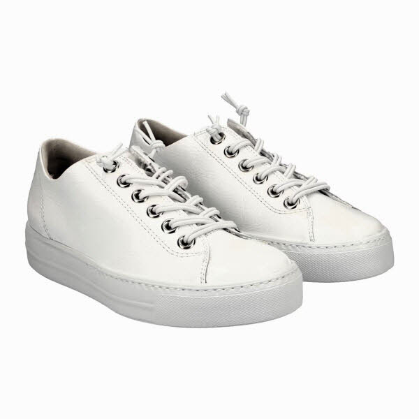 PAUL GREEN Sneaker Knautschlack white