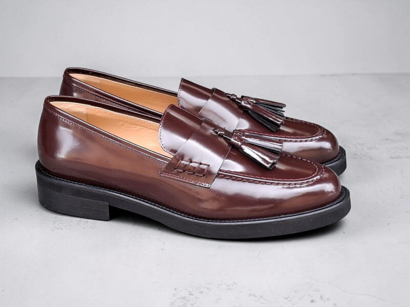 Luca Grossi Loafer/Quaste/bordo