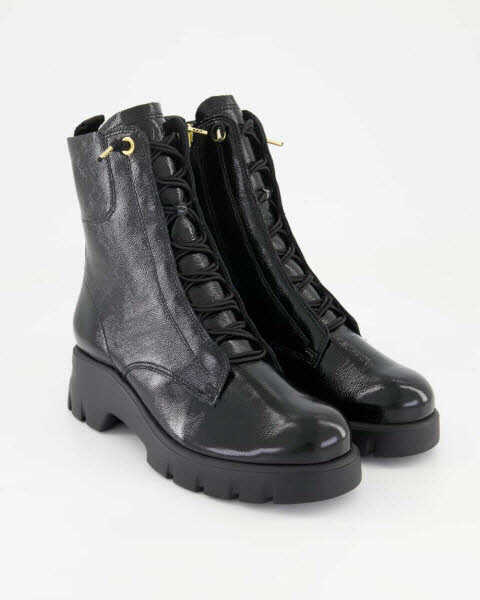 PAUL GREEN Boot Knautschlack black