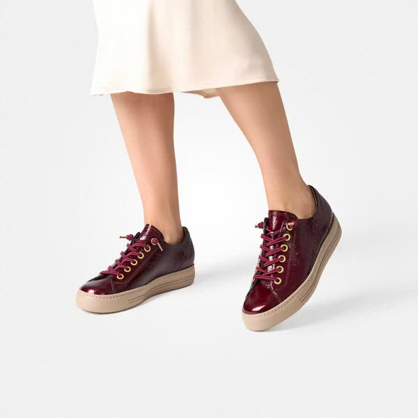 PAUL GREEN Sneaker Sportlack wine