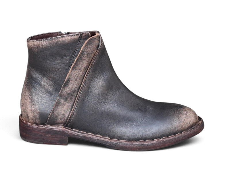Rebecca White Stieflette Brushoff Black/Coffee
