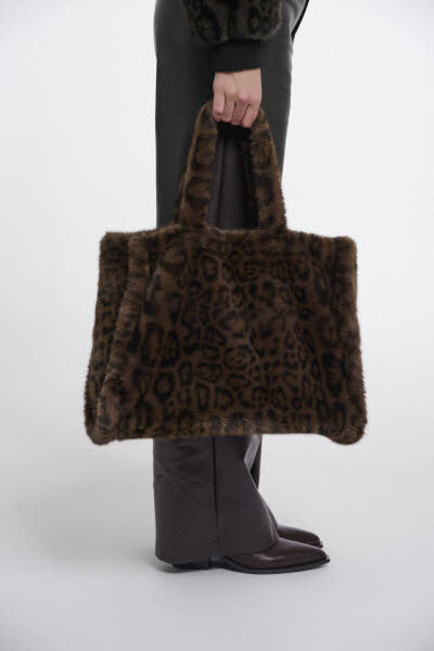Rino&Pelle Daan shopper brown leopard