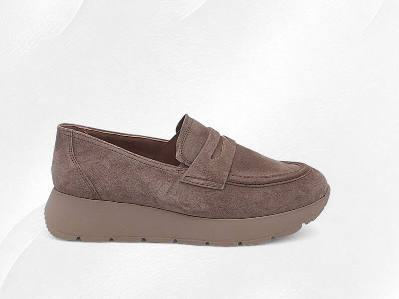 PAUL GREEN Slipper Soft Suede Antelope