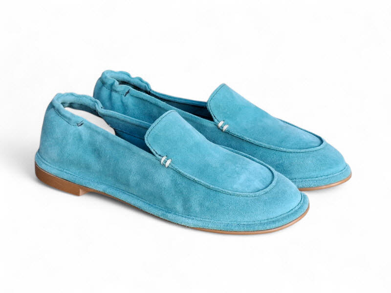 Patrizia Bonfanti Dover College Suede Turchese