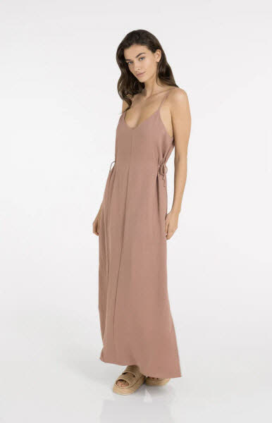 Yaya Trägerkleid lang - Burlwood pink