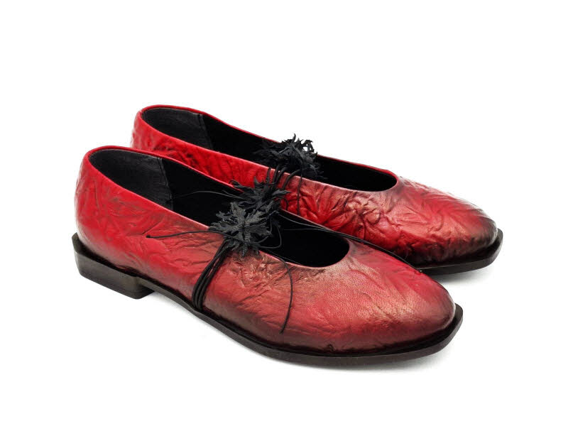 Papucei SC ANGELA INTERNATIONAL SRL NUR Ballerina Red