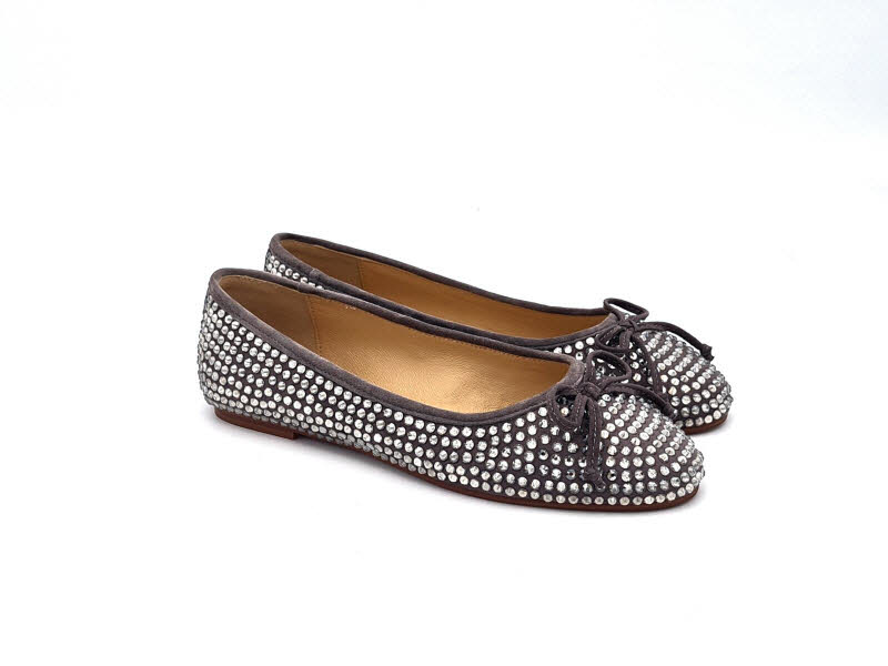 AlmaEnPena Ballerina Suede Grey