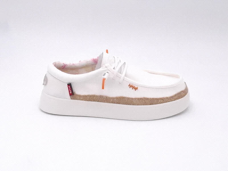 FUSION Emma 2.0 Raffia Washed Canvas white