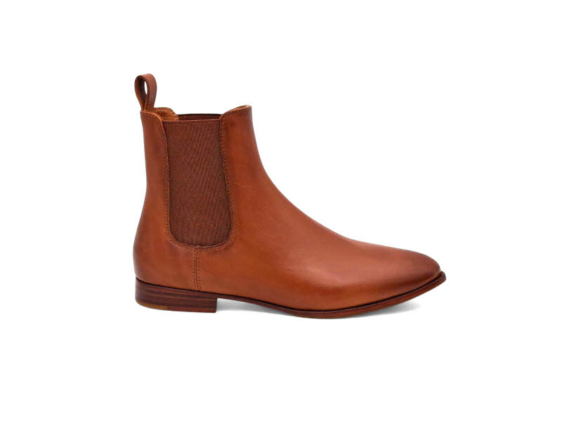 Rebecca White Stieflette Golden Nappa Caramel