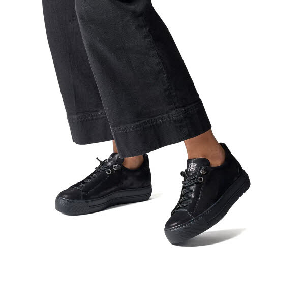 PAUL GREEN Sneaker Glossy Antic Black