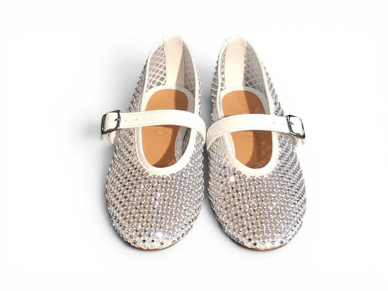 Inuovo Ballerina Glitzer  weiss