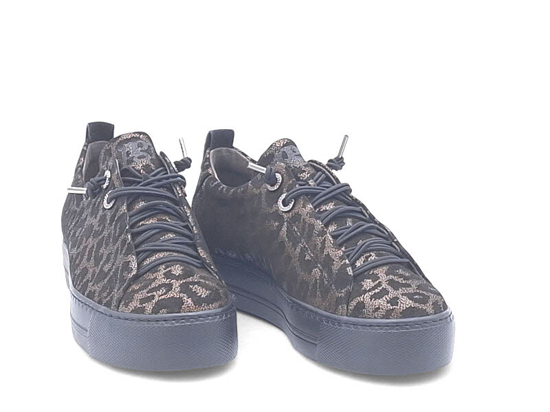 PAUL GREEN Sneaker Glossy Leo Bronze
